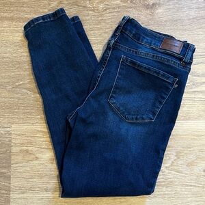 Tahari Women's Skinny Jeans - Dark Blue